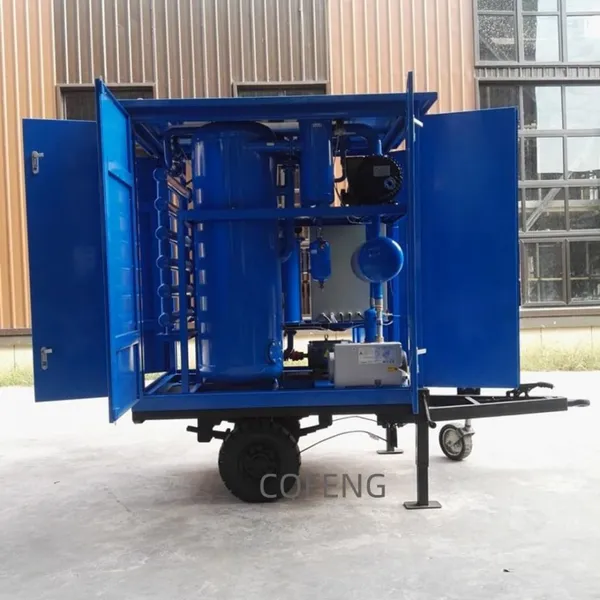 Mobile Enclosed Transformer Oil Purification Treatment Plant Mounted On Trailer photo-5