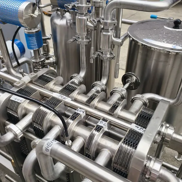 High-Efficiency Industrial Pasteurizer | Stainless Steel Juice Milk Sterilizer | Automatic Heat Exchange Unit photo-3