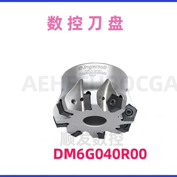 DM6G040R00 ISCAR Face Mill Inserts with 0.04mm Nose Radius for Fine Finishing