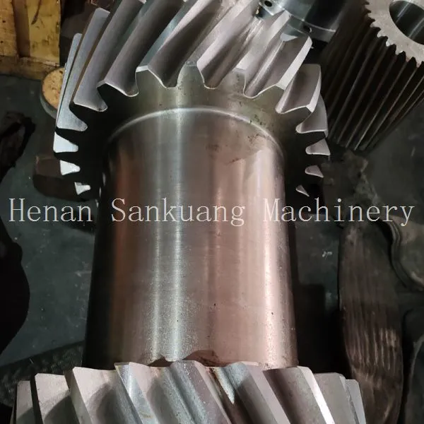 Bevel Pinion Shaft Used in Industrial Conveyor Gearbox Assembly 8 Module Tooth photo-4