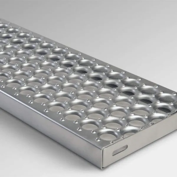 Customized Size Hole Pattern Stainless Steel 304 316 Perforated Metal Sheet Round Hole Anti-Slip for Stair Tread and Platform photo-1