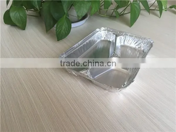 Healthy 3-compartment Microwave Aluminum Food Container photo-4