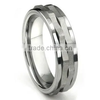 Tungsten Carbide Spinning Wedding Band Ring, Tungsten Spinning Ring