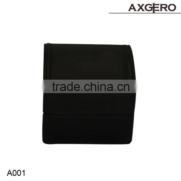 2016 Custom Logo Black Luxury Leather Watch Box photo-3