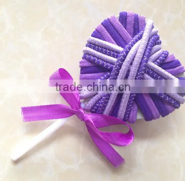 Hot Sale Lollipop Good Quality Custom Printed Elastic Hair Band photo-5