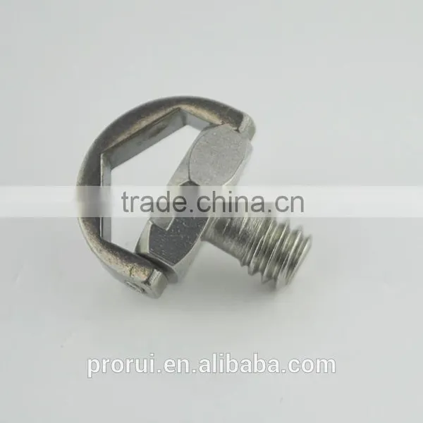 Ideas for Mini Company Professional Manufacturer Hidden Camera Screw Stainless Steeel 1/4'' D Ring Slotted Camera Screw photo-2
