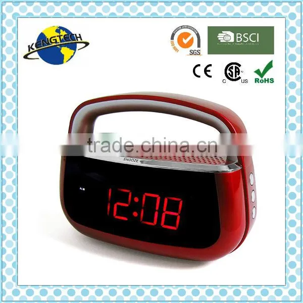 Top Quality LED Aux in Jack Portable Clock Radio photo-3