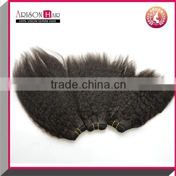 Fashion Hair Top Grade 7a Virgin Human Malaysian Kinky Straight Hair Weave photo-6