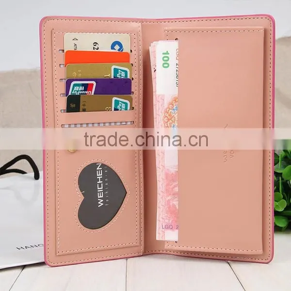 5 Colors Latest Cute Cartoon Woodpecker Pattern Leather Young Girl Wallet photo-6