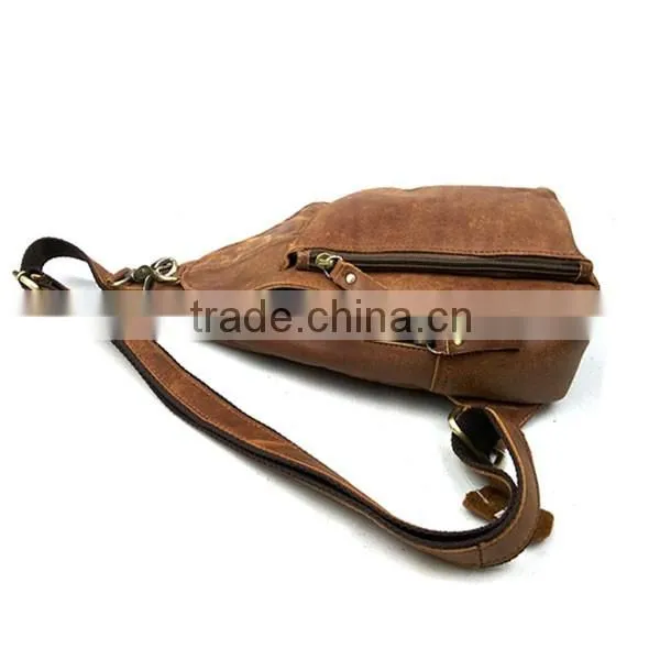Innovative Leather Cross Bag for Men Brown Leather Shoulder Bag for Men Leather Bag India photo-4