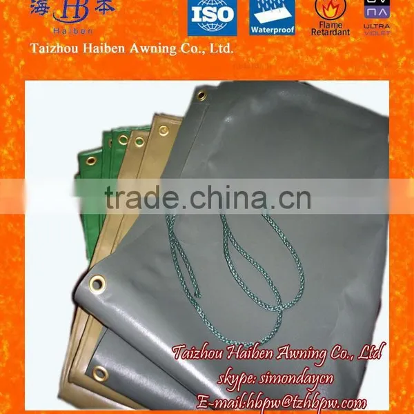 PVC Truck Tarp With Metal Rings photo-5