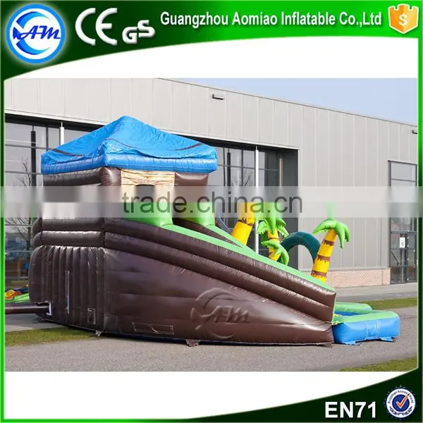 New Product Large Big Kahuna Inflatable Plastic Water Slide With Pool Supplier's Choice photo-4