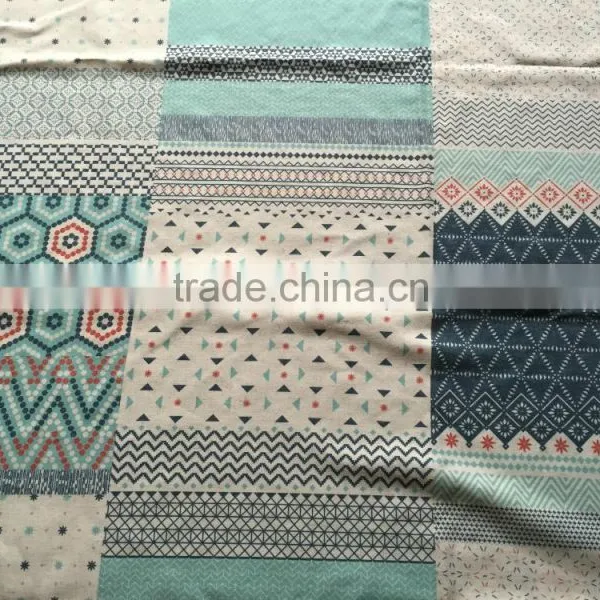 Personality Cartoon Linen / Cotton Fabric Digital Printing Fabric photo-6