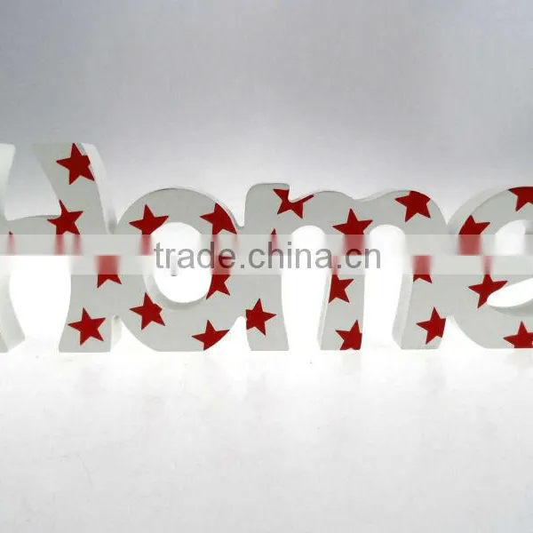 Hot Sale Home Decoration 3D Wooden Home Worda