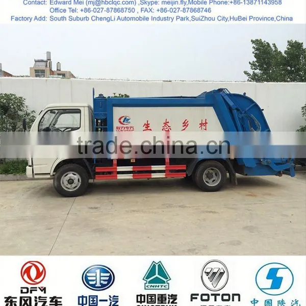 Famous Dongfeng Garbage Compactor Truck, Garbage Truck With Compactor photo-2