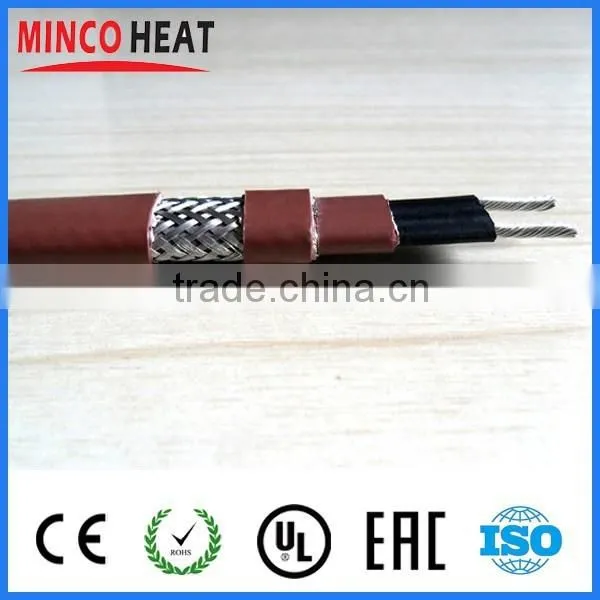 Heat Resistant Self Regulating Pipe Insulation, Roof Snow Melting Silicone Heating Cable photo-6