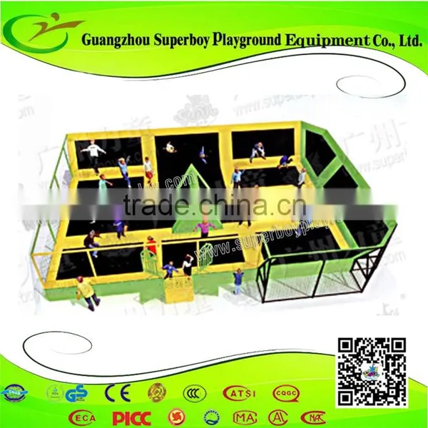 2016 Creatuve Cheaper Indoor Trampoline Park Trampoline Bed