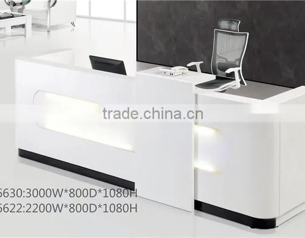 Modern Design LED Light Reception Desk photo-2