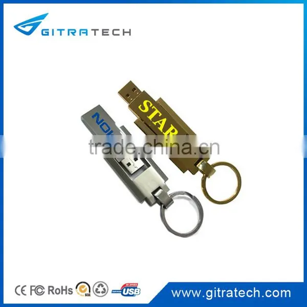 Engraved Logo Metal Pen Drive Gifts photo-2