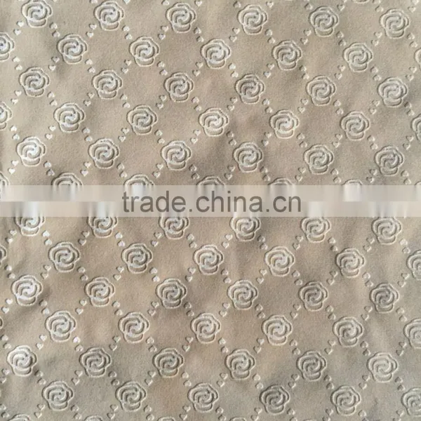 New Style 3D Embossed Flock Fabric for Upholstery, Cushion, Bag photo-3