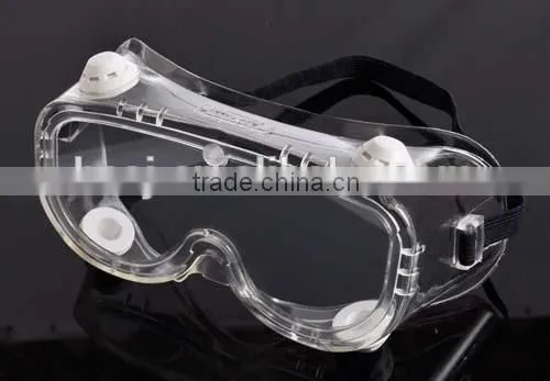 2016 Cheap Medical Safety Goggles Surgical CE Standard Safety Goggles Wide Vision Surgical & Working PVC Safety Goggles for Sale photo-3