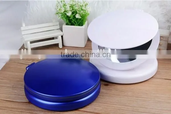 Plastic Two Way 5x Magnifying Compact Travelling Mirror With Led Light photo-4
