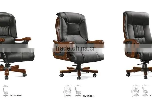 2015 High Quality Modern Back Office Chair / Hot Selling Black PU Chair GZH-SJ1125H Quality Choice photo-3