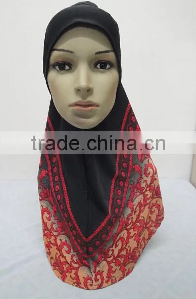 H294 Latest Muslim Hijab With Beautiful Prints,muslim Scarf photo-4