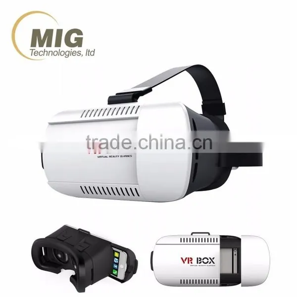 Hot Sell New Technology See Film and Remote Control Playing Games 3d vr Box Glasses for All Mobile Phone