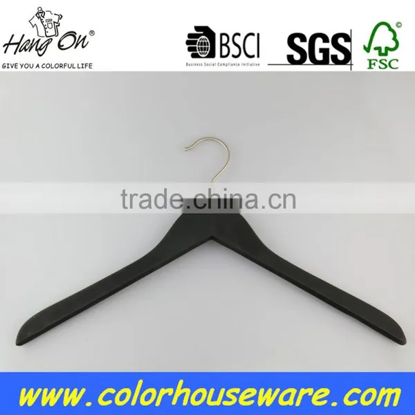 Black Wooden Hangers Luxury for Clothes photo-5