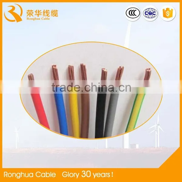 Ronghua Factory Firewire Resistant/Retardant Oxygen Free Copper Conductor PVC Insulated Coaxial Cable photo-5