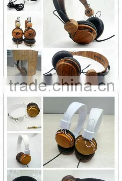 Best Seller Cellphone New Design Wood Headphones photo-4