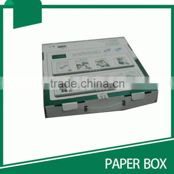 2015 PLASTIC HANDLE CARDBOARD CORRUGATED CARTON BOX EP835656 photo-4