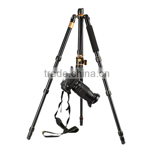 Q888 Aluminum Portable Tripod for Digital Dslr Video Film Shooting Camera Tripod Stand With Panoramic Ballhead Tripod Bag photo-3