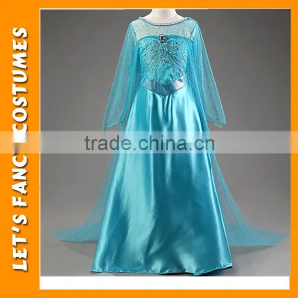 2016 Birthday Latest Children for Flower Girl Elsa Dress Fashionable Frozen Dress PGCC-1416 photo-3