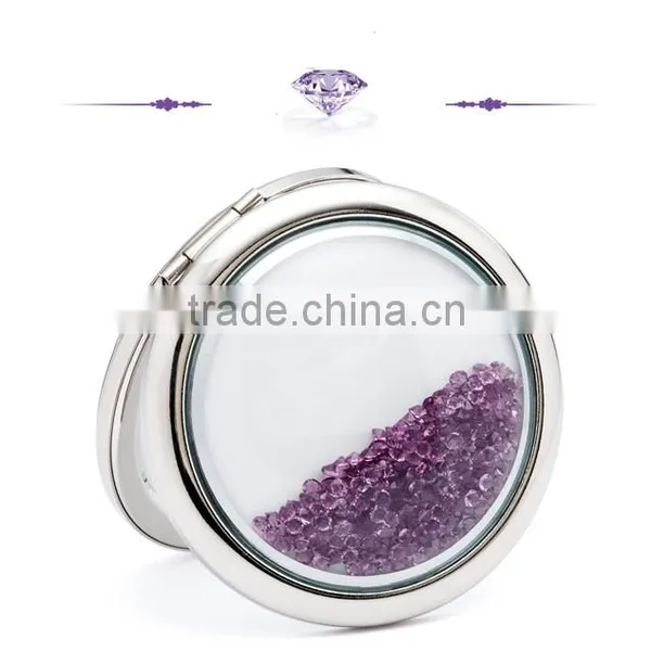 Chinese Girl Hot Beauty Salon Mirror for Monther's Day Gift Pocket Mirror/metal Compact Mirror photo-2