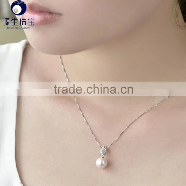 Wholesale Bridal Real Freshwater Pearl Necklace Pendant photo-6