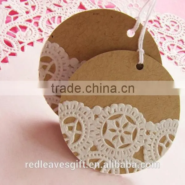 Fancy Paper Garment Tag Hang Tags for Clothing/jeans