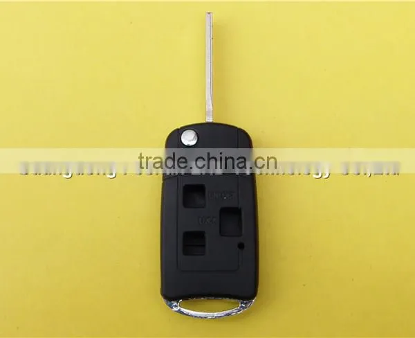 Lexus 3 Button Flip Remote Key Case Shell for Lexus RX300 LX470 Car Key Cover photo-2