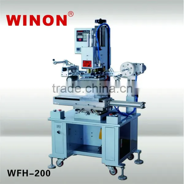 WINON WFH-200 Hot Stamping Machine for Flat and Round