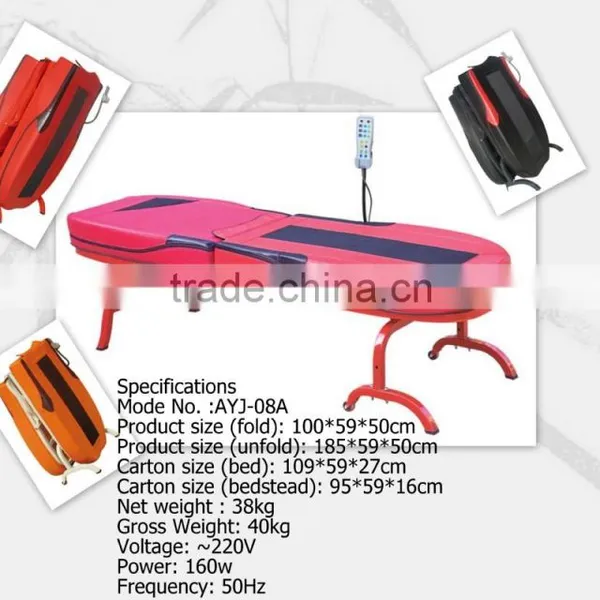 Multi-function Folding Thermal Jade Massage Bed With Far-infrared photo-4