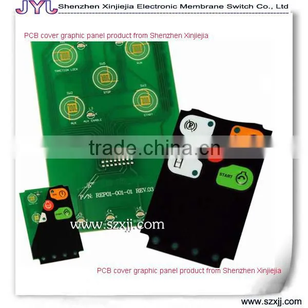 Shenzhen Factory Rapid Production Small Quantity and Sample Membrane Switch,keypad,Label,graphic Overlays Panel photo-6