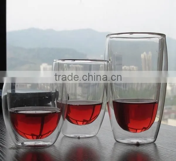Double Walled Glass / Coffee Tea Cups Mugs