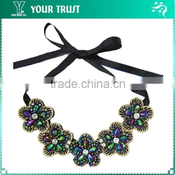 Gray V Bead, Rhinestone Tassel Wholesale Neckline Rhinestone photo-5