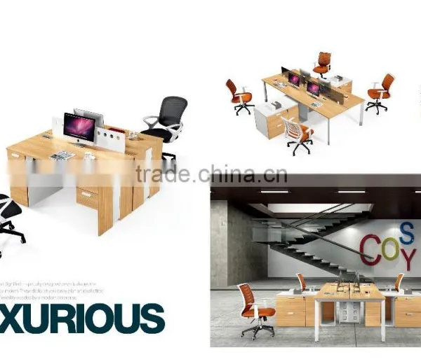 Mealmine Board Modern Office Workstation With Drawer Cabinet photo-4