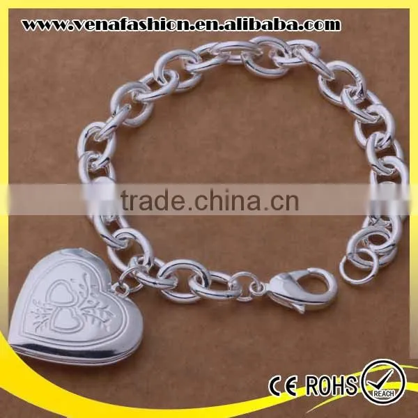 Plated Heart Premier Designs Bracelet Jewelry, 925 Sterling Silver Bracelet Supplier's Choice photo-4