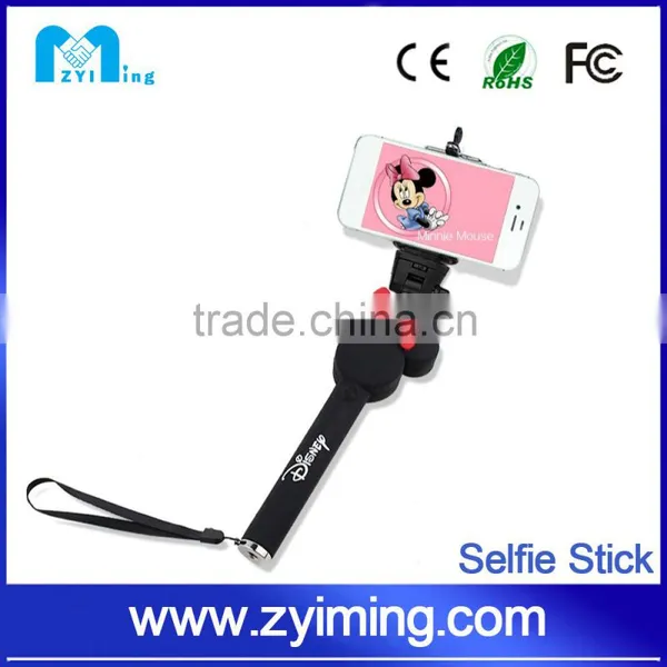 Zyiming Wholesale Cartoon Selfie Stick YM-Z07-7 Monopod Selfie Stick Rubber Cap for Smartphone photo-3