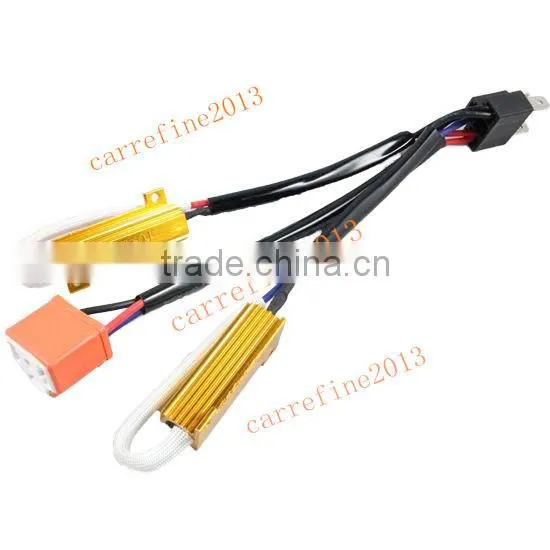 Car Accessory H4 Hi/Lo Beam LED DRL Fog Light Canbus 50W Load Resistor Canceller Decoder for Auto Parts photo-3