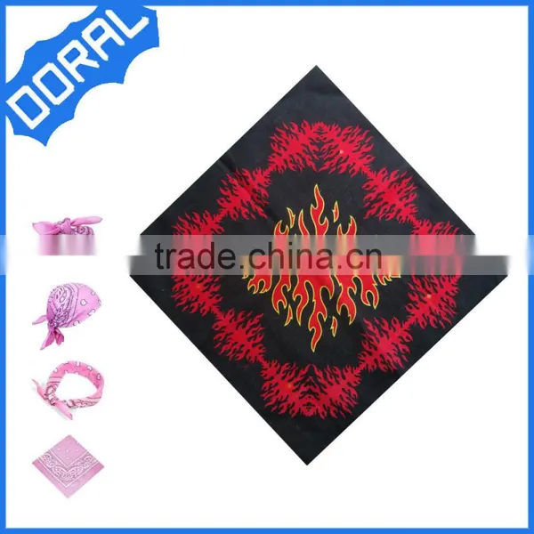 High Quality Cotton Double Printing Cheap Wholesale Bandanas