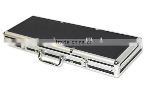 NEW 500 Clay 13.5 Gram Poker Chips Set w Black Aluminum Case photo-2